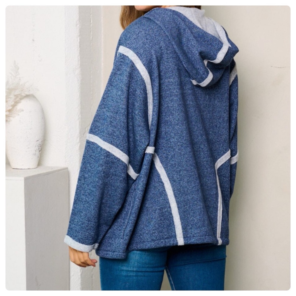 $20 Start 207 LAST ONE ❤️ LONG SLEEVE HOODED OPEN FRONT
CARDIGAN - Picture 2 of 3